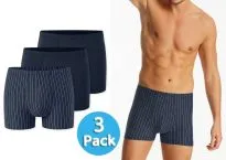3-Pack Men's Boxer Briefs SCHIESSER 95/5 Essentials - dark blue