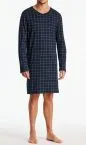 Men's Nightgown SCHIESSER Fine Interlock - night blue – view 2