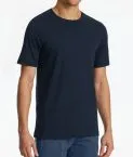 Herren T-Shirt SCHIESSER Mix+Relax - nachtblau – Ansicht 2