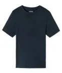 Herren T-Shirt SCHIESSER Mix+Relax - nachtblau – Ansicht 3