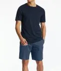 Herren T-Shirt SCHIESSER Mix+Relax - nachtblau – Ansicht 5