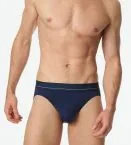 Herren Rio-Slip SCHIESSER Pure Micro - blau – Ansicht 2