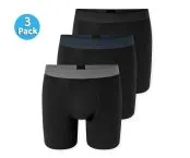 SCHIESSER Men's Long Shorts 3-Pack 95/5 - multicoloured waistband