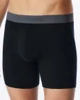 SCHIESSER Men's Long Shorts 3-Pack 95/5 - multicoloured waistband – view 2