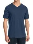 SCHIESSER Men's V-Neck T-Shirt Mix+Relax - Royal blue – view 2