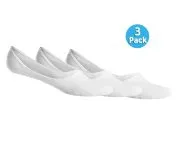 SCHIESSER Herren In-Shoes 3er-Pack Long Life Cool - Weiß