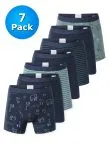 SCHIESSER Boys' Shorts 7-Pack 95/5 Safari with Soft Waistband - Multicolour