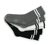 SCHIESSER Men's Socks 5-Pack with Contrast Stripes - Multicolour – view 2