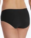 SCHIESSER Damen Seamless-Panty Invisible Cotton - Schwarz – Ansicht 3