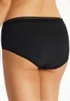 SCHIESSER Damen Midi-Slips Modern Multipacks 3er-Pack - Schwarz – Ansicht 3