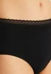 SCHIESSER Damen Midi-Slips Modern Multipacks 3er-Pack - Schwarz – Ansicht 4