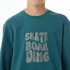SCHIESSER Jungen Schlafanzug lang Nightwear - Tiefseegrün/Graumelange – Ansicht 4