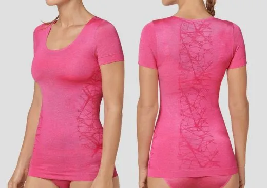 Damen Shirt 1/2 SCHIESSER Active Seamless Ultra Light - pink Damen Shirt 1/2 SCHIESSER Active Seamless Ultra Light - pink