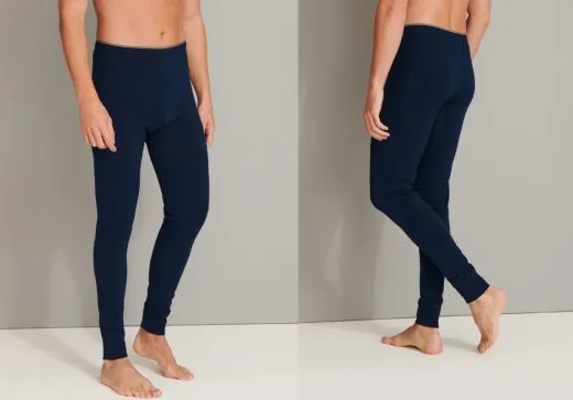 Lange Herren Unterhose SCHIESSER 95/5 - dunkelblau Lange Herren Unterhose SCHIESSER 95/5 - dunkelblau