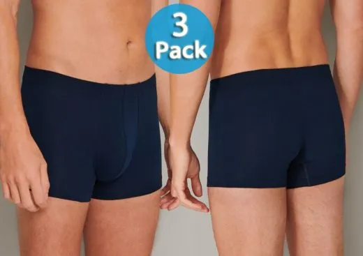 3er Pack Männer Shorts SCHIESSER 95/5 - dunkelblau 3er Pack Männer Shorts SCHIESSER 95/5 - dunkelblau