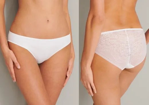Damenslip Schiesser Invisible Lace - weiß Damenslip Schiesser Invisible Lace - weiß