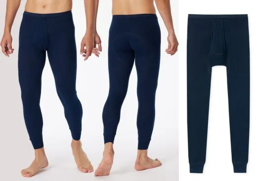 Herren Unterhose Lang Schiesser Original Feinripp - nachtblau Herren Unterhose Lang Schiesser Original Feinripp - nachtblau