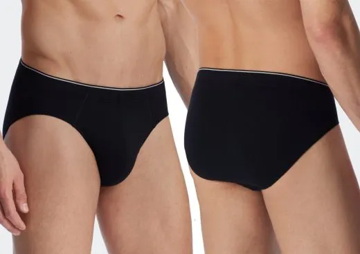 Herren Supermini SCHIESSER Slip 95/5 - schwarz Herren Supermini SCHIESSER Slip 95/5 - schwarz