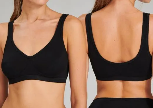2er Pack SCHIESSER Damen Bustier mit Cups 95/5 - schwarz 2er Pack SCHIESSER Damen Bustier mit Cups 95/5 - schwarz