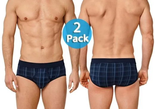 2er Pack Herren Sportslip Feinripp Schiesser Original Classics - dunkelblau 2er Pack Herren Sportslip Feinripp Schiesser Original Classics - dunkelblau