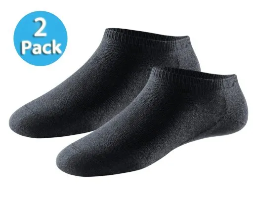 2er Pack Herren Sneakersocken SCHIESSER 95/5 - schwarz 2er Pack Herren Sneakersocken SCHIESSER 95/5 - schwarz