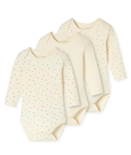 SCHIESSER Baby Bodys langarm 3er-Pack Feinripp - Mehrfarbig SCHIESSER Baby Bodys langarm 3er-Pack Feinripp - Mehrfarbig