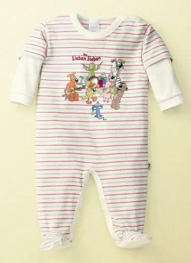 Schiesser Baby Anzug mit Fuß Schiesser Baby Anzug mit Fuß