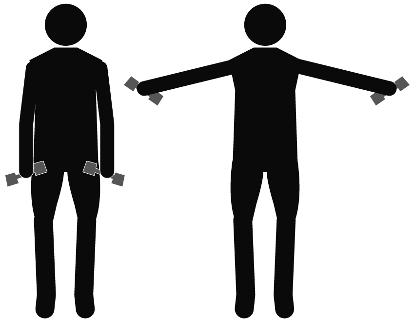 Standing lateral raise