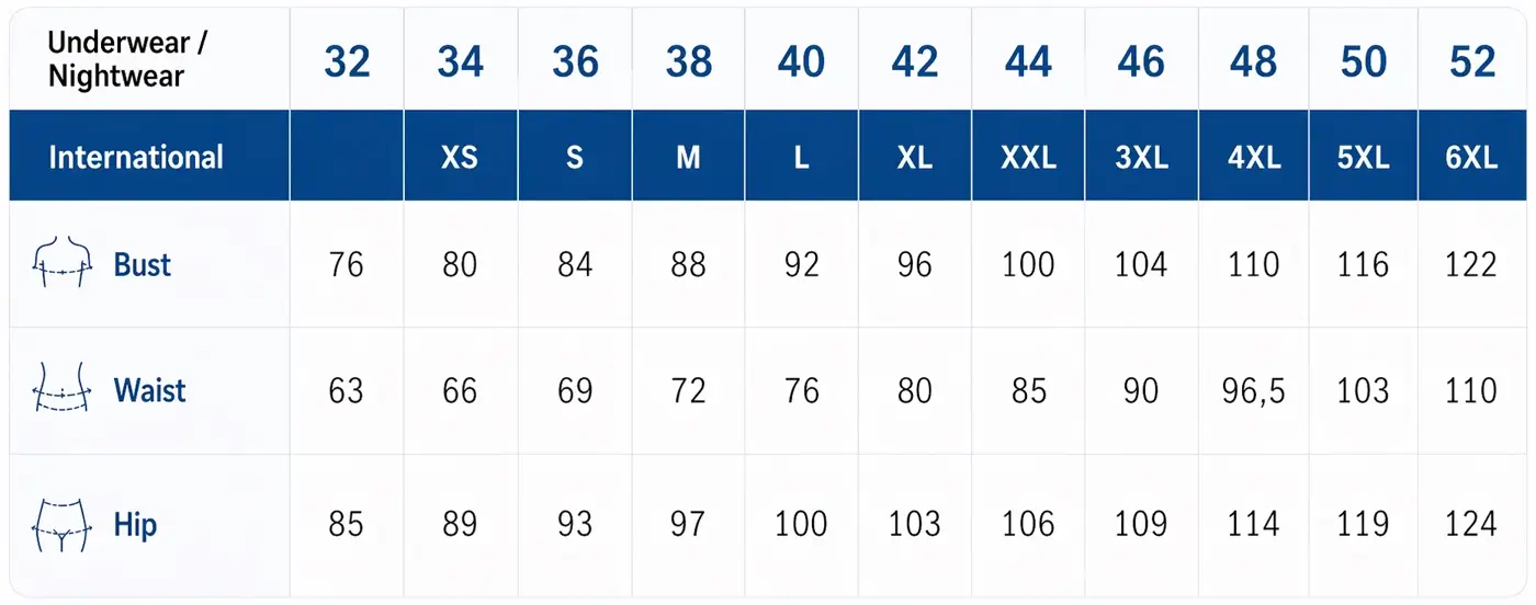 Women’s Sizes