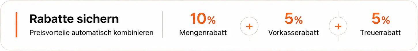 Rabattvorteile