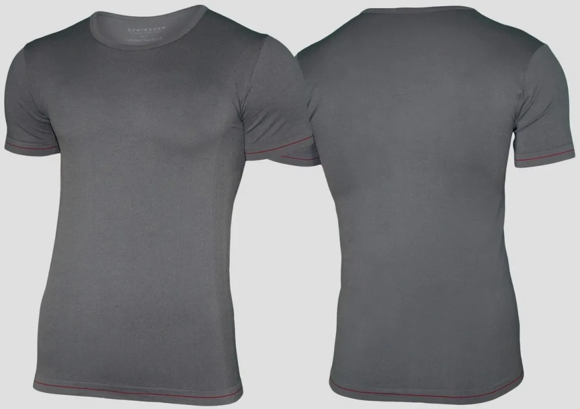 Shirt 1/2 SCHIESSER Seamless Active - 152926-205 grau