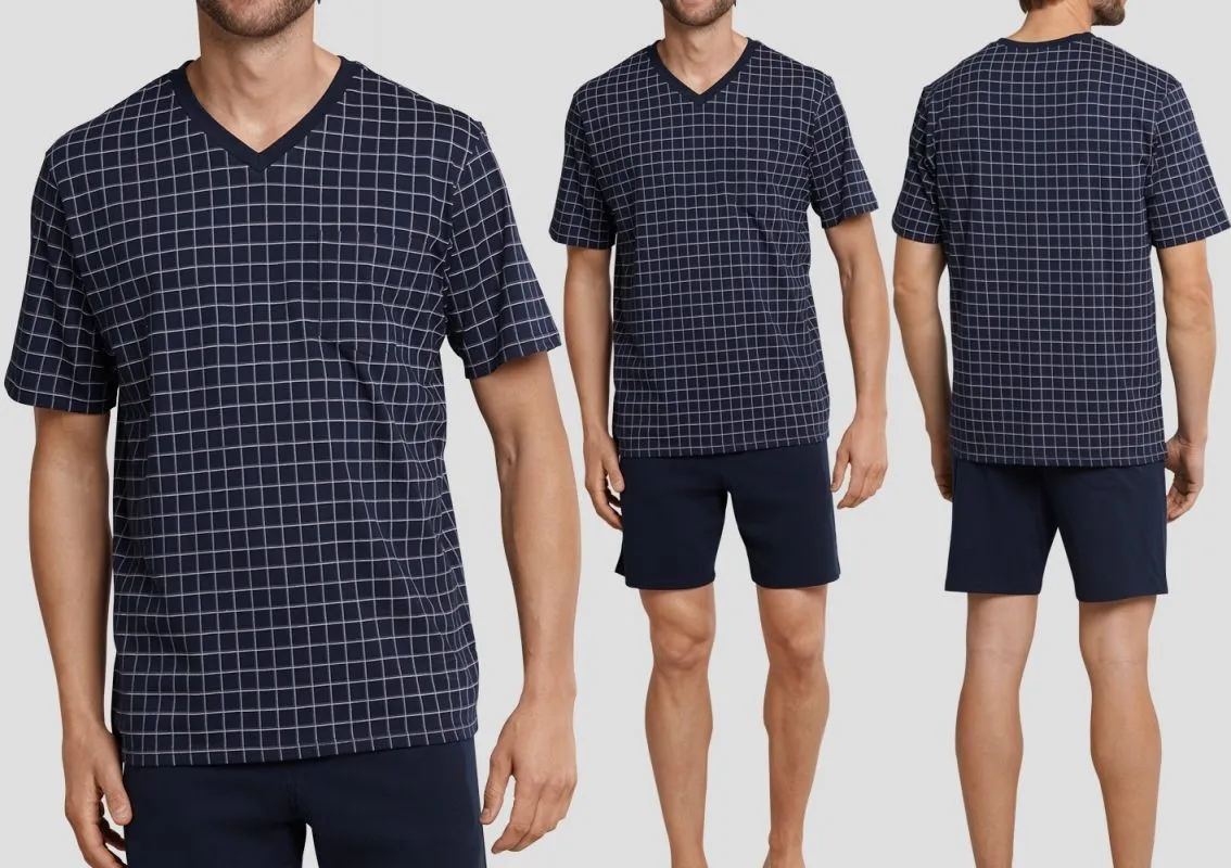 Men Short Pajamay Dark Saphire dark blue Men Short Pajamay Dark Saphire dark blue