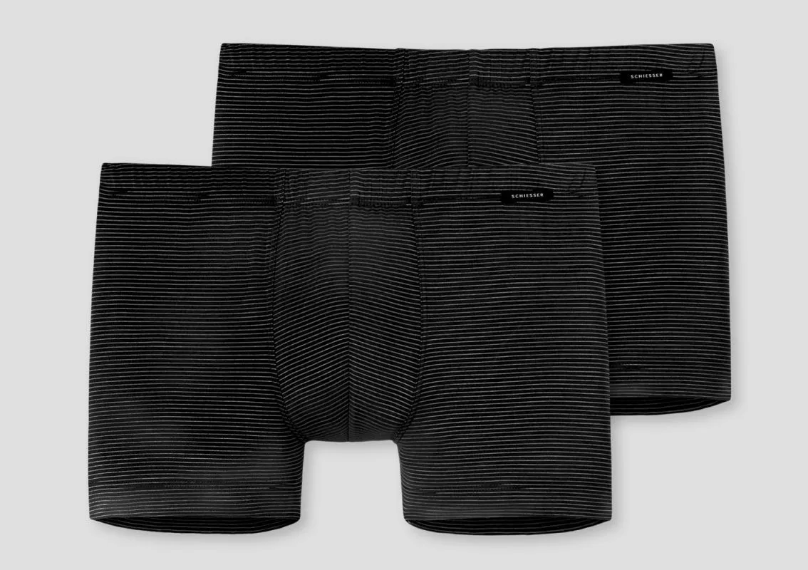 2-Pack Men's Boxer Biefs Schiesser XPRESS - black 2-Pack Men's Boxer Biefs Schiesser XPRESS - black