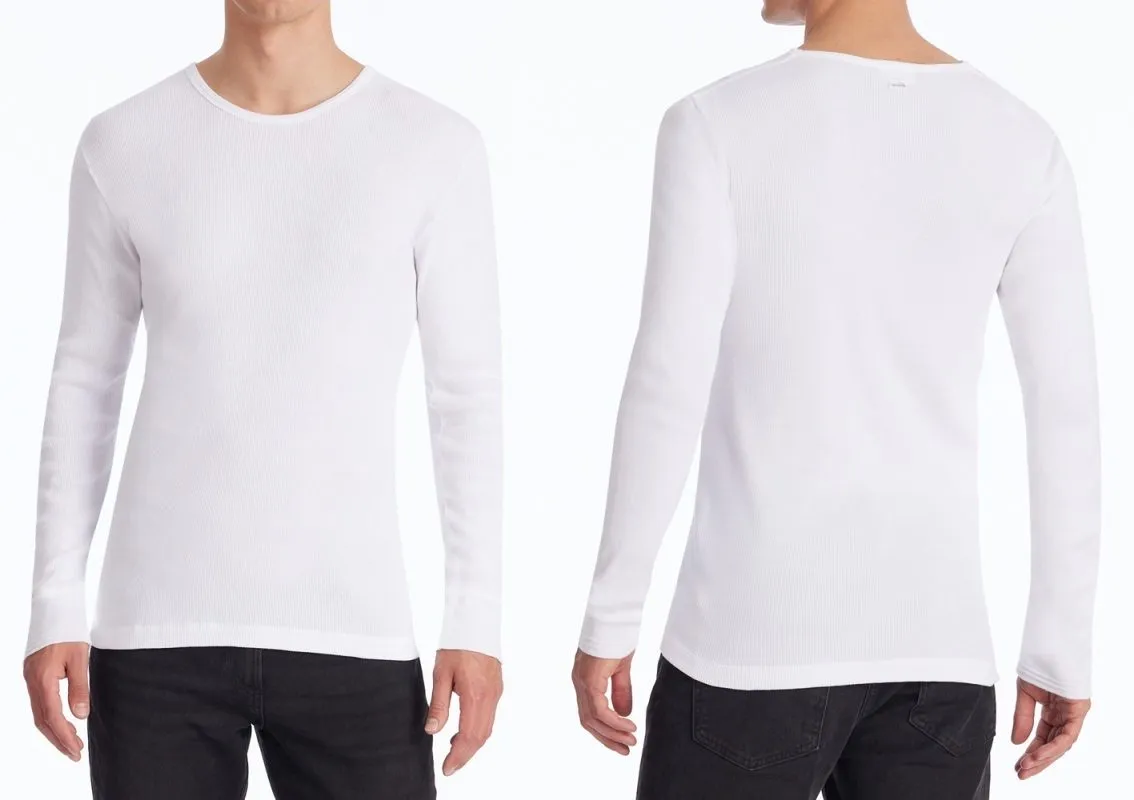 Men's Long Sleeve Top 1/1 SCHIESSER REVIVAL Friedrich - white Men's Long Sleeve Top 1/1 SCHIESSER REVIVAL Friedrich - white