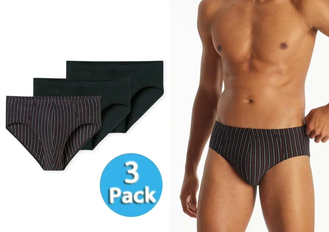 3er Pack Herren Supermini SCHIESSER 95/5 Essentials - schwarz 3er Pack Herren Supermini SCHIESSER 95/5 Essentials - schwarz