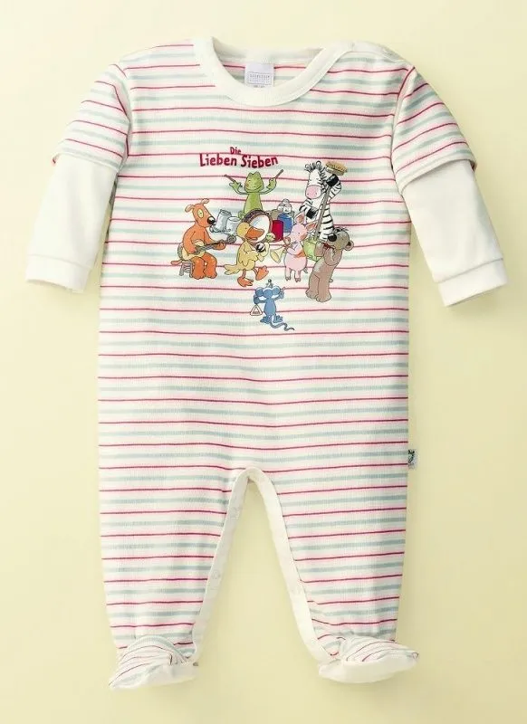 Schiesser Baby Anzug mit Fuß Schiesser Baby Anzug mit Fuß
