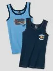 2-Pack Boys Shirt 0/0 SCHIESSER Western