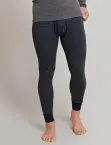 Long johns Schiesser Original fine rib melange dark blue – view 2