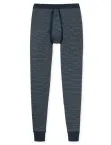 Long johns Schiesser Original fine rib melange dark blue – view 3