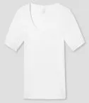 Shirt 1/2 Schiesser Luxury - weiß – Ansicht 2