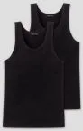 Shirt 0/0 Schiesser Authentic 2-pack - black – view 2