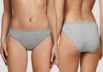 Rio-Slip SCHIESSER Naturschönheit - grau-melange