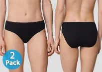 SCHIESSER Tai-Slip 2-Pack - black
