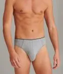Men's Supermini Briefs SCHIESSER 95/5 - grey-melange – view 2