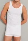 2er Pack SCHIESSER Herren Unterhemd 95/5 - weiß – Ansicht 2
