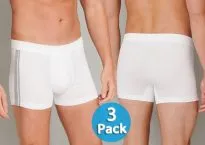 3-Pack Men's Boxer Briefs SCHIESSER 95/5 - white striped