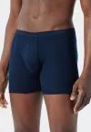 Hose kurz Schiesser Original Feinripp - navy – Ansicht 2