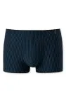 SCHIESSER Men's Boxer Briefs Long Life Soft - black navy striped – view 3
