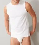 Men's Tank Top SCHIESSER Long Life Soft - white – view 2