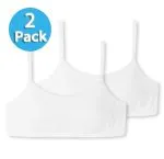 2-Pack Girls Bustiers SCHIESSER 95/5 - white